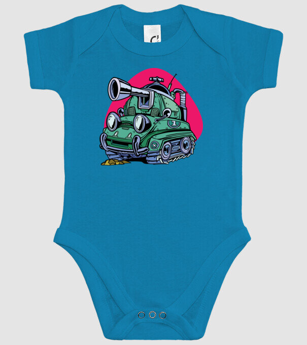 Tancuri model turcoaz pe tricou