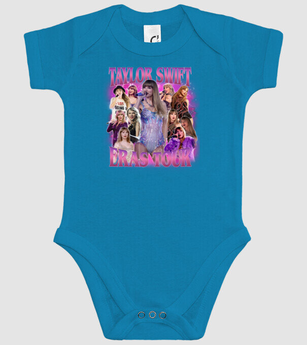 Taylor Swift ERAS bootleg 01 model turcoaz pe tricou