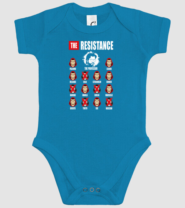 the resistance la casa de papel model turcoaz pe tricou