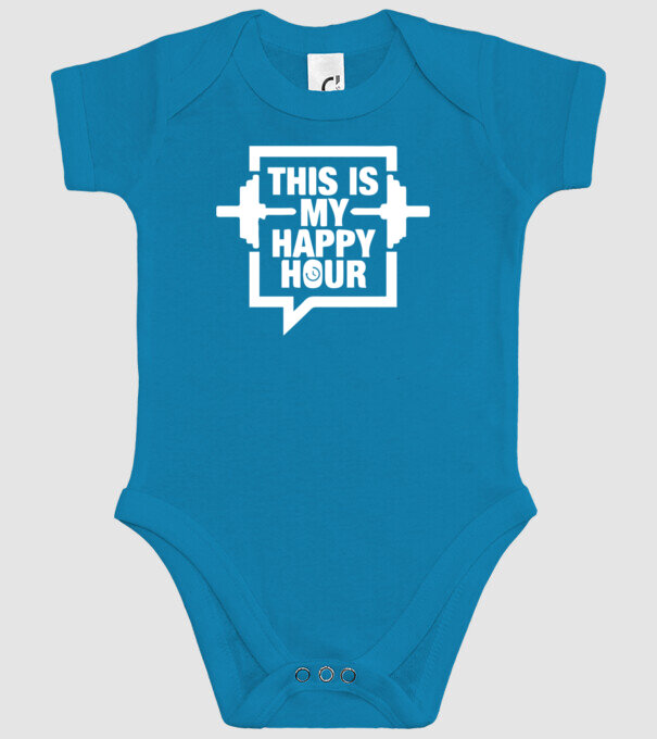 this is my happy hour model turcoaz pe tricou