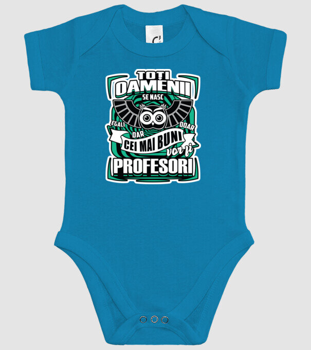 Toți oamenii profesori model turcoaz pe tricou