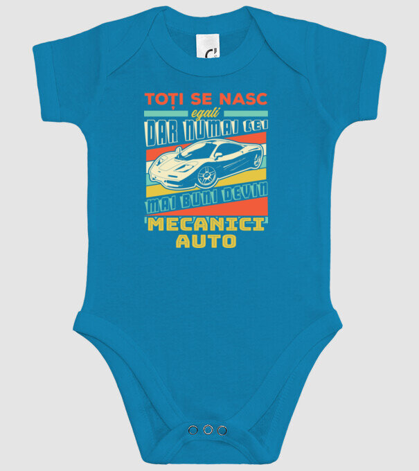 Toți se nasc egali, dar numai cei mai buni devin mecanici auto model turcoaz pe tricou