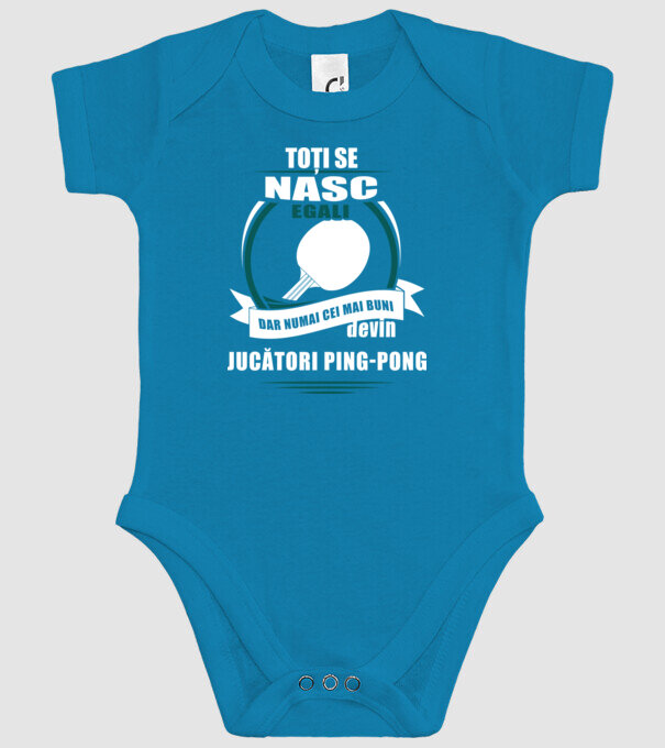 toți se nasc egali, dar numai cei mai buni devin jucători ping-pong model turcoaz pe tricou