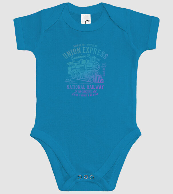 Trenuri model turcoaz pe tricou