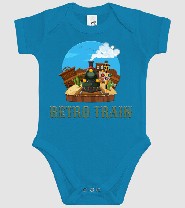 Trenuri model turcoaz pe tricou