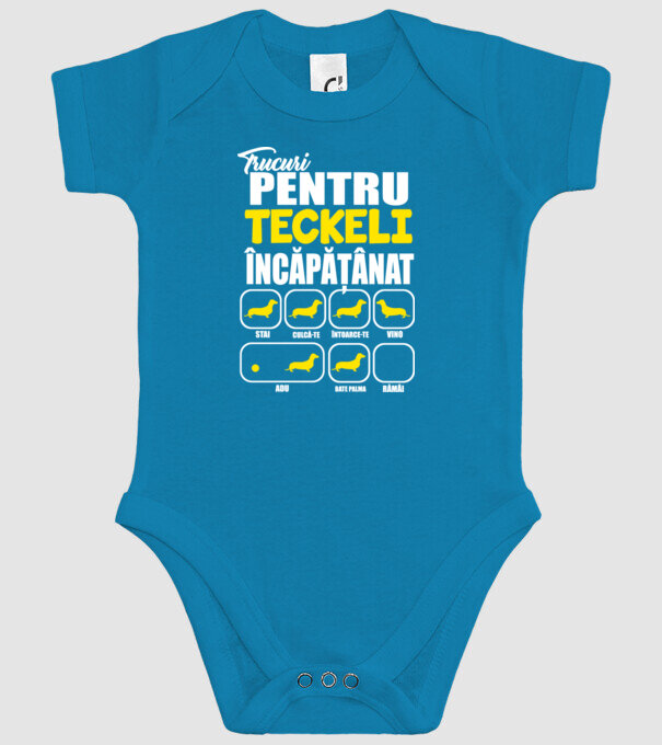 trucuri pentru Teckeli încăpățânați stai culcă-te întoarce-te vino adu bate palma rămâi model turcoaz pe tricou