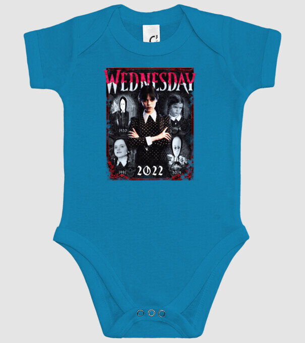 WEDNESDAY multi all time model turcoaz pe tricou
