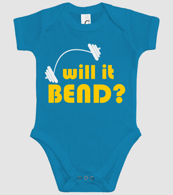 Will it bend model turcoaz pe tricou