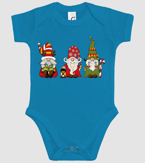 Xmas gnomes 2 model turcoaz pe tricou