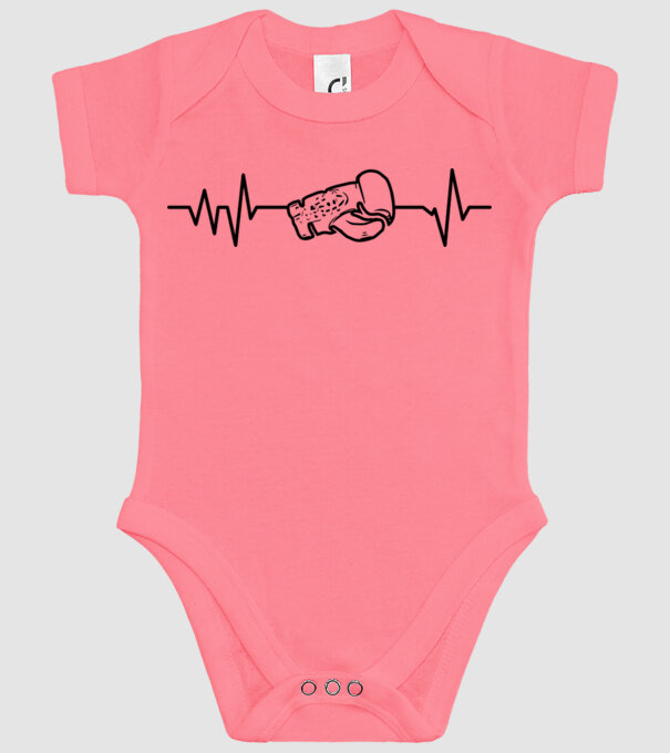 Box EKG model roz pe tricou