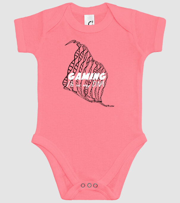 Gamer DNA model roz pe tricou