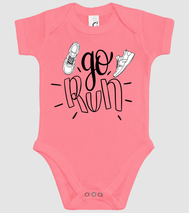 Go run 2c model roz pe tricou