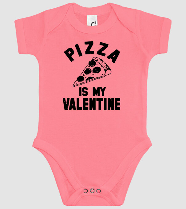 Pizza is valentine model roz pe tricou