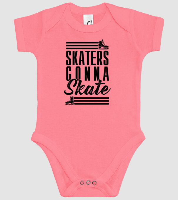 Skaters gonna skate model roz pe tricou