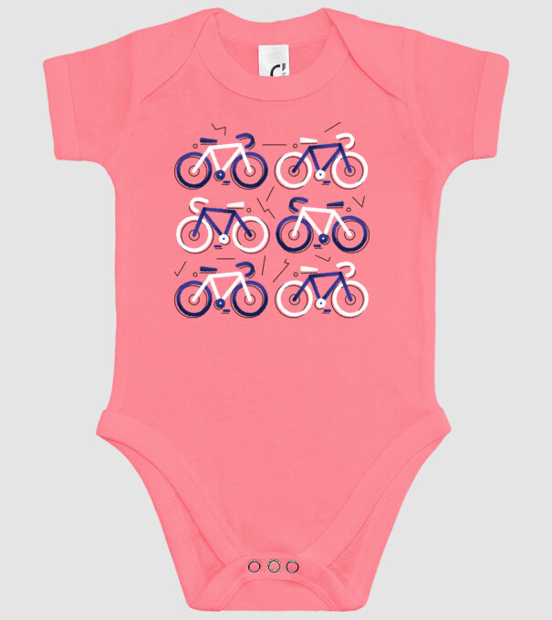 Bikes model roz pe tricou