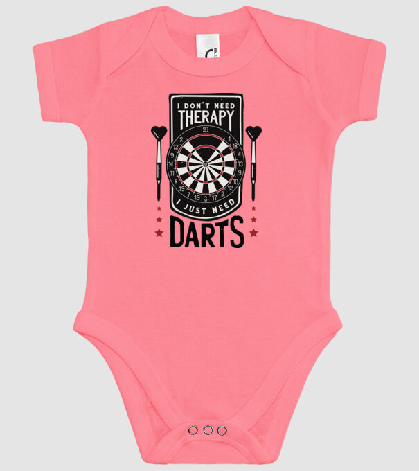 Darts Therapy model roz pe tricou