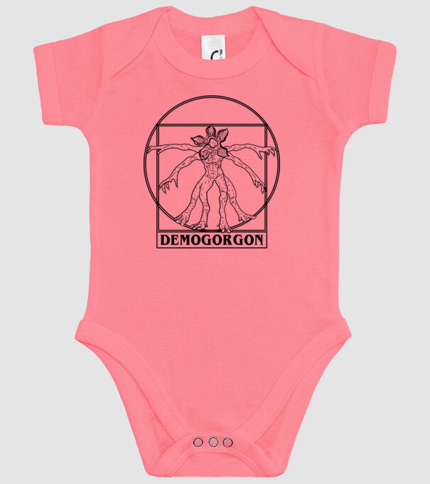 demogorgon da vinci model roz pe tricou