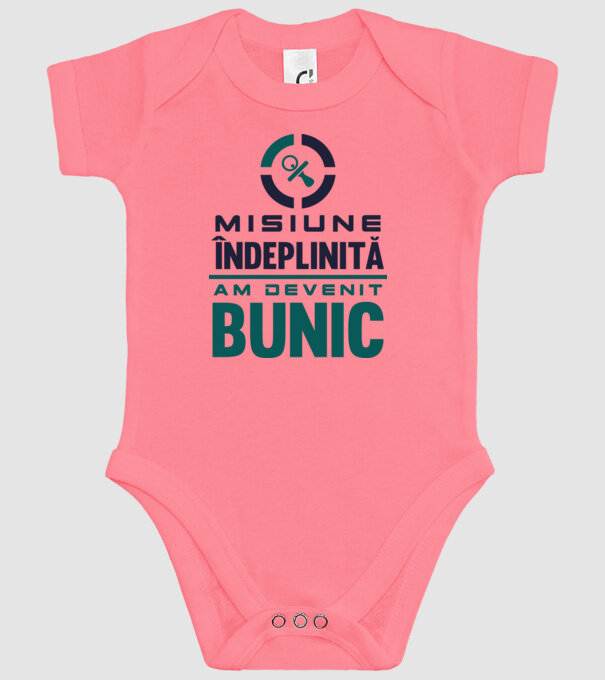 Misiune îndeplinită - am devenit bunic model roz pe tricou