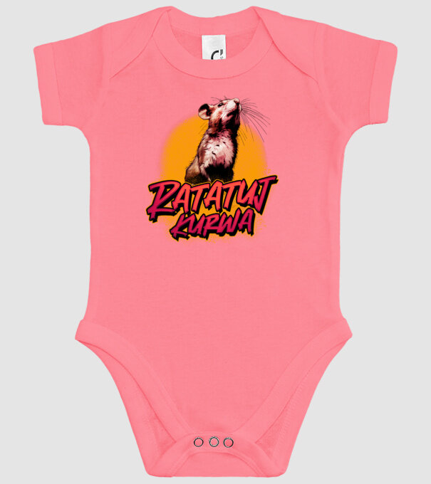 Ratatuj kurwa model roz pe tricou