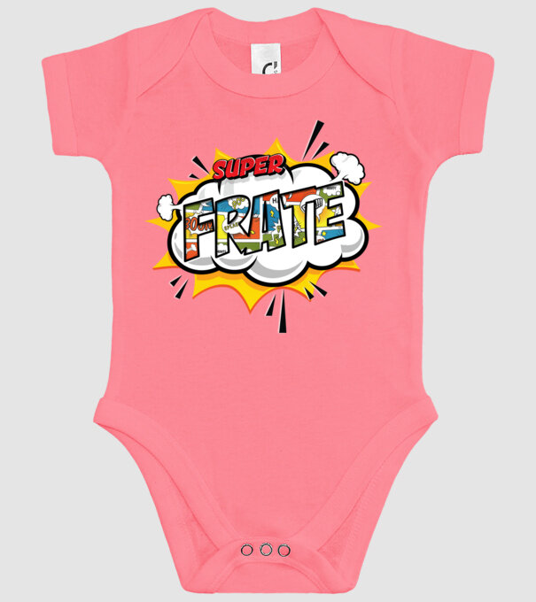 Super Frate model roz pe tricou