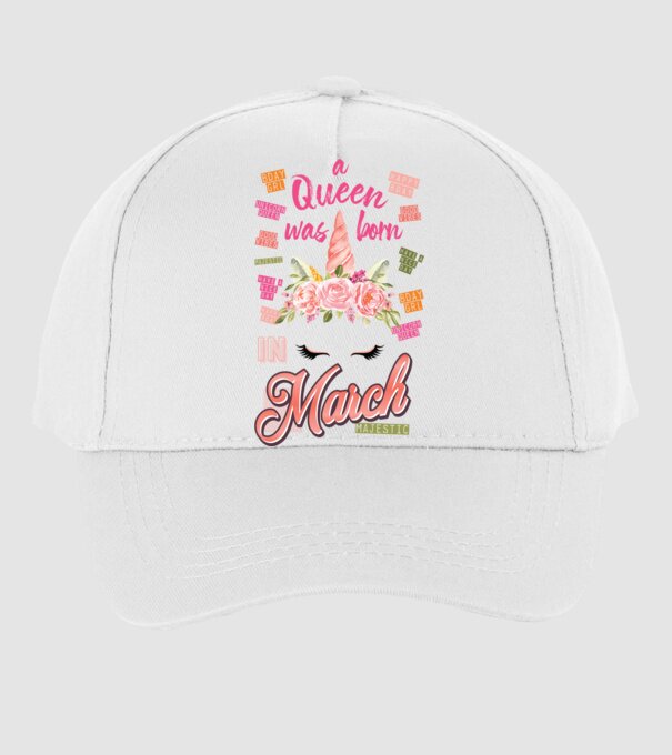 A queen was born in MÁRCIUS model alb pe tricou