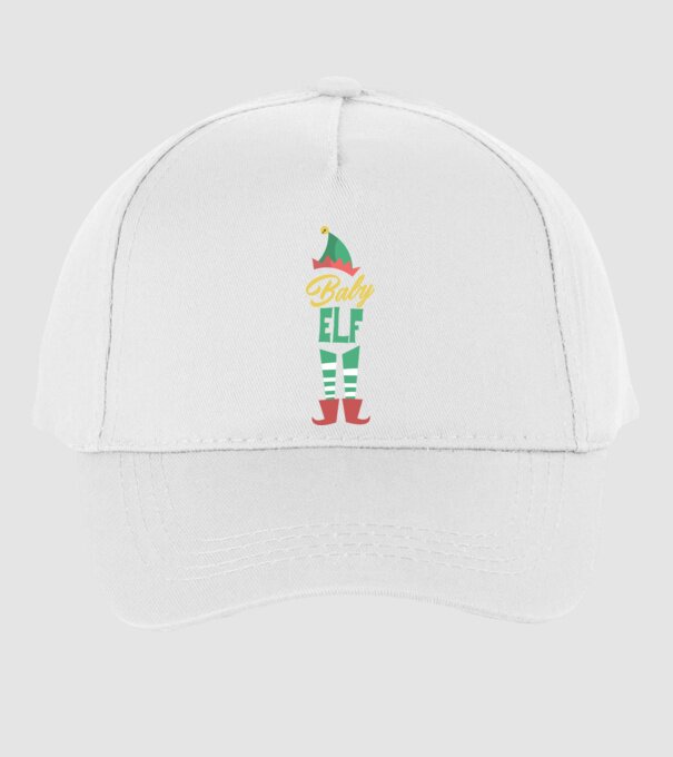 Elf family baby model alb pe tricou