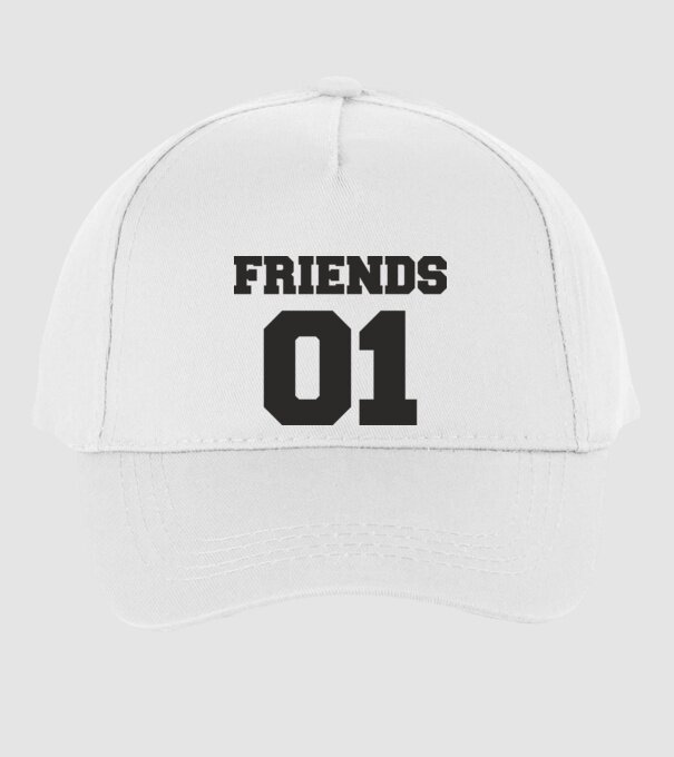 Friends 01 model alb pe tricou