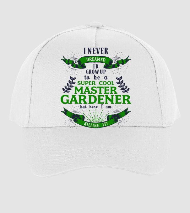 I never dreamed gardener lght model alb pe tricou