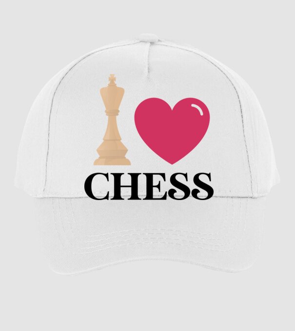 Love chess model alb pe tricou