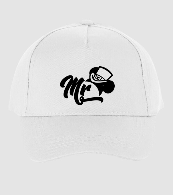 Mr Mouse model alb pe tricou