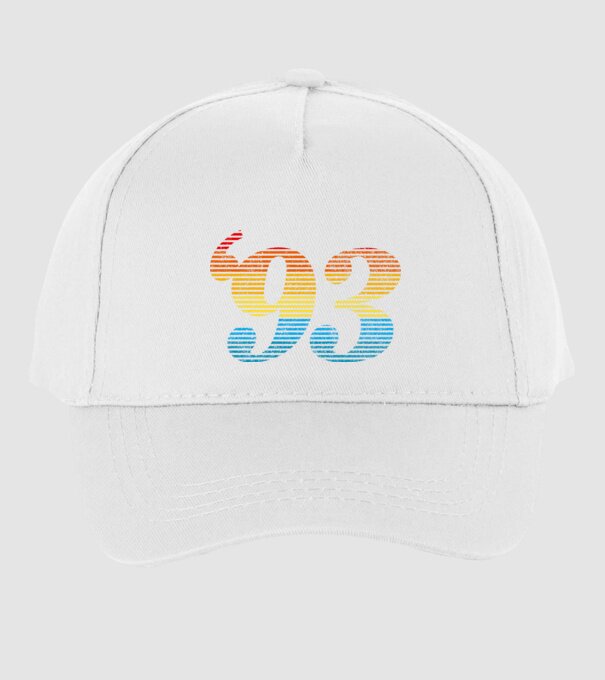 Retro Birthday 1993 model alb pe tricou