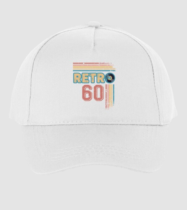Retro 60 Birthday model alb pe tricou