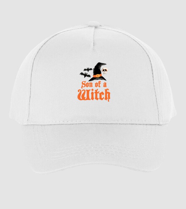 Son of a witch model alb pe tricou