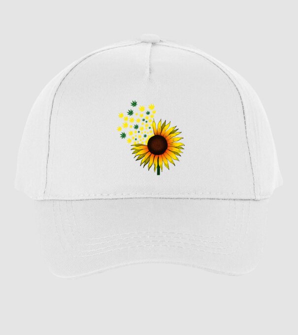 Sunflower Weed model alb pe tricou