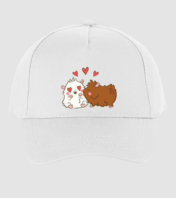HAMSTERI ÎNDRĂGOSTIȚI model alb pe tricou