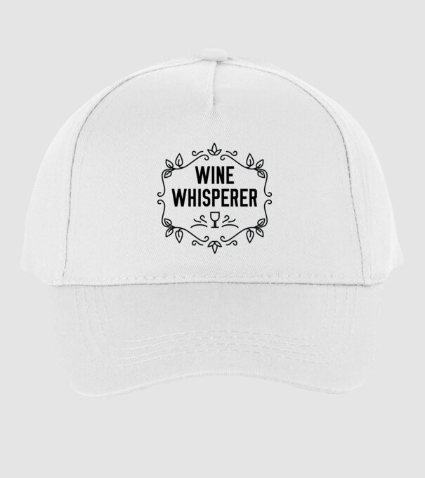 Wine tasting team Wine Whisperer model alb pe tricou
