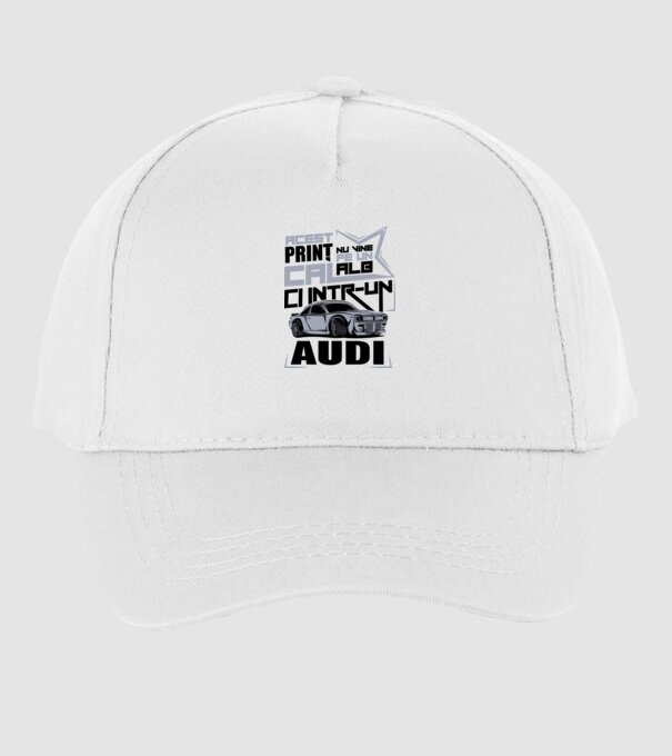 Acest prinț nu vine pe un cal alb, ci într-un Audi model alb pe tricou