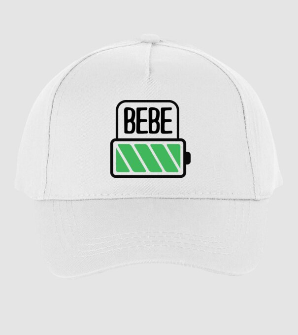 Bebe încărcat model alb pe tricou