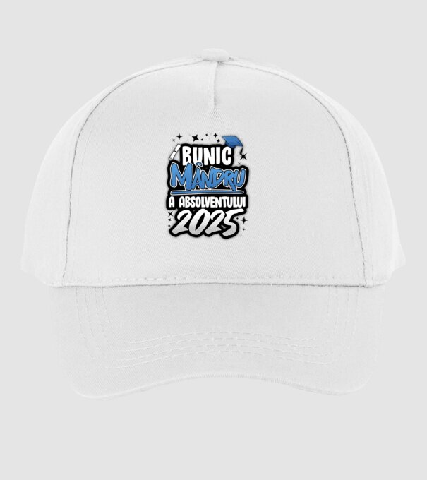 Bunic MÂNDRU a absolventului model alb pe tricou