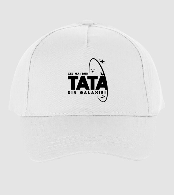 Cel mai bun tată din Galaxie! model alb pe tricou