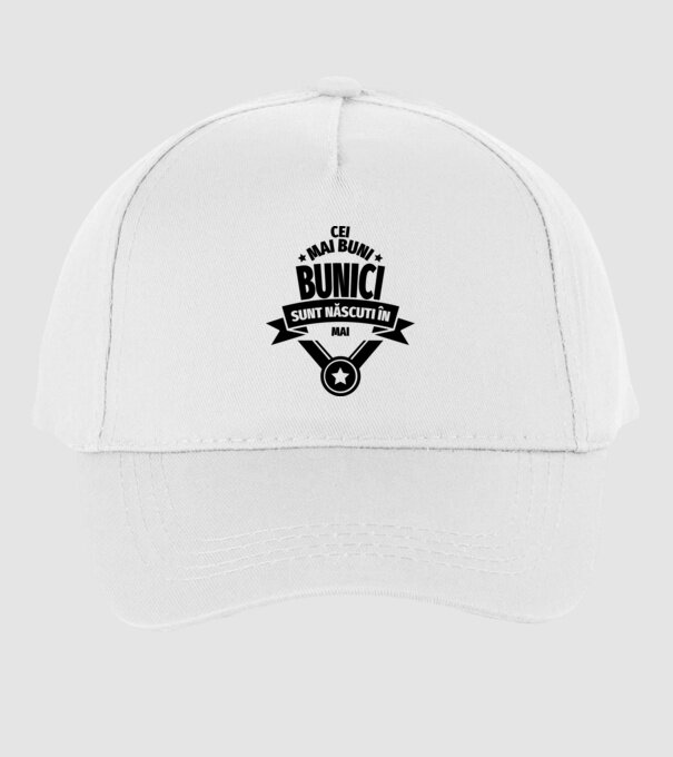 Cei mai buni bunici sunt născuți în mai. model alb pe tricou