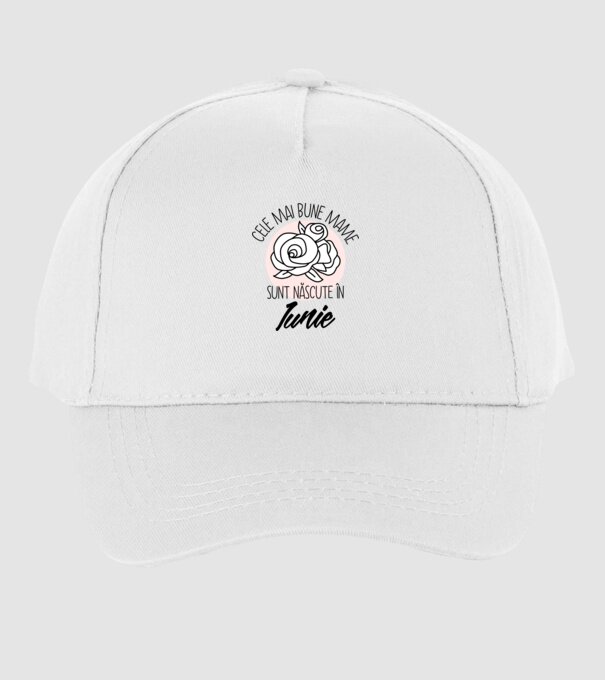 Cele mai bune mame sunt născute în Iunie model alb pe tricou