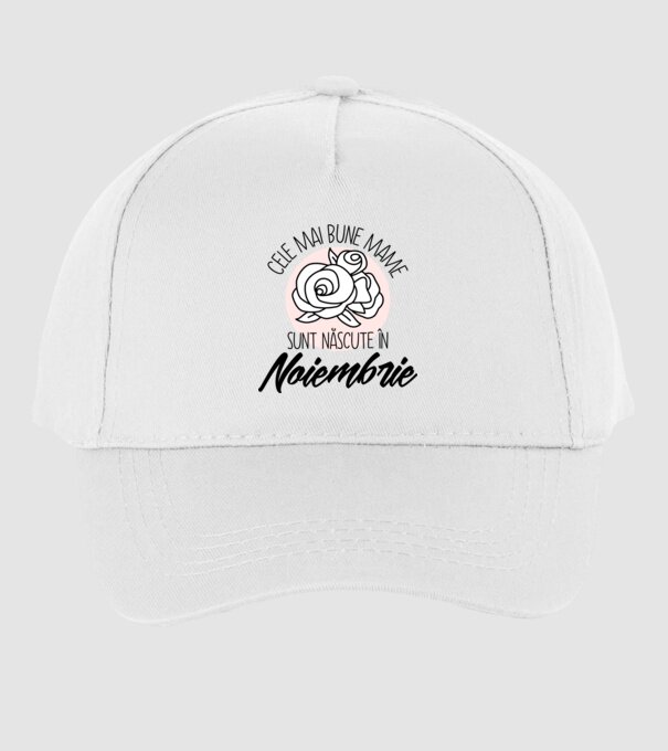 Cele mai bune mame sunt născute în Noiembrie model alb pe tricou
