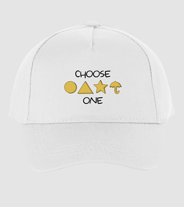 choose one squid game model alb pe tricou