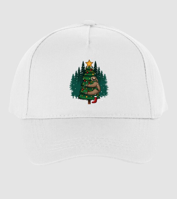 Christmas model alb pe tricou