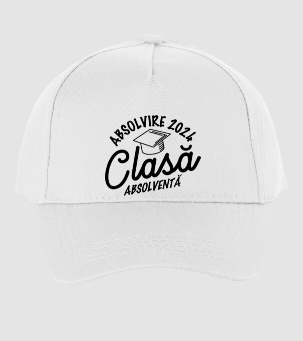 Clasă absolventă model alb pe tricou