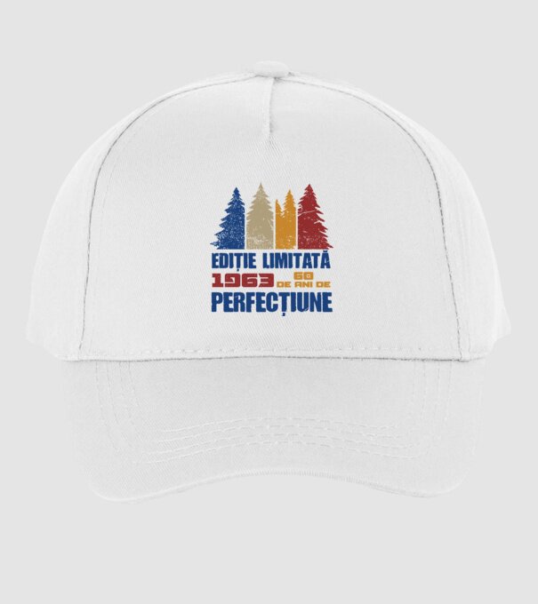 Ediție limitată 1963 - 60 de ani de perfecțiune model alb pe tricou