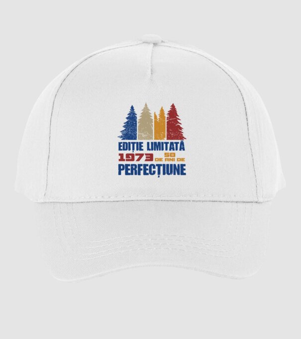Ediție limitată 1973 - 50 de ani de perfecțiune model alb pe tricou