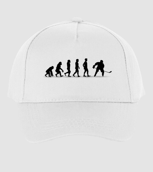 Evolution Hockey model alb pe tricou