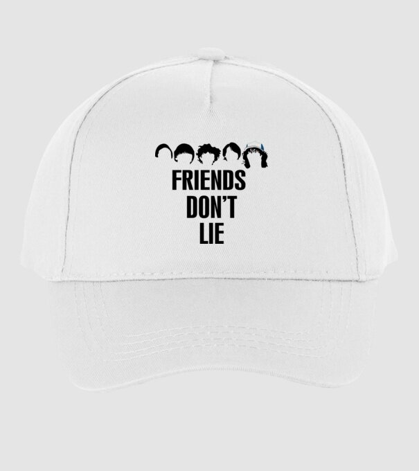friends dont lie stranger things model alb pe tricou